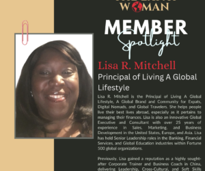 Member Spotlight graphic image of Lisa Mitchell with her photo and bio